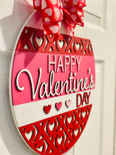 Load image into Gallery viewer, Happy Valentine's Day Door Sign