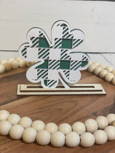 Load image into Gallery viewer, Plaid 3D Shamrock