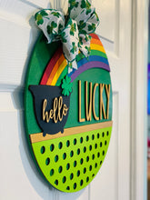 Load image into Gallery viewer, Lucky Rainbow Door Sign