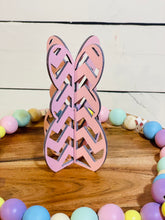 Load image into Gallery viewer, Large Chevron 3D Bunny
