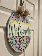 Load image into Gallery viewer, Welcome Easter Door Sign