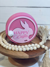 Load image into Gallery viewer, Happy Easter 3D Round