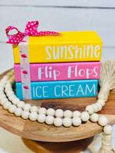 Load image into Gallery viewer, Sunshine Flip Flops and Ice Cream Stack