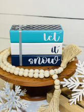 Load image into Gallery viewer, Let it Snow Stacked Blocks