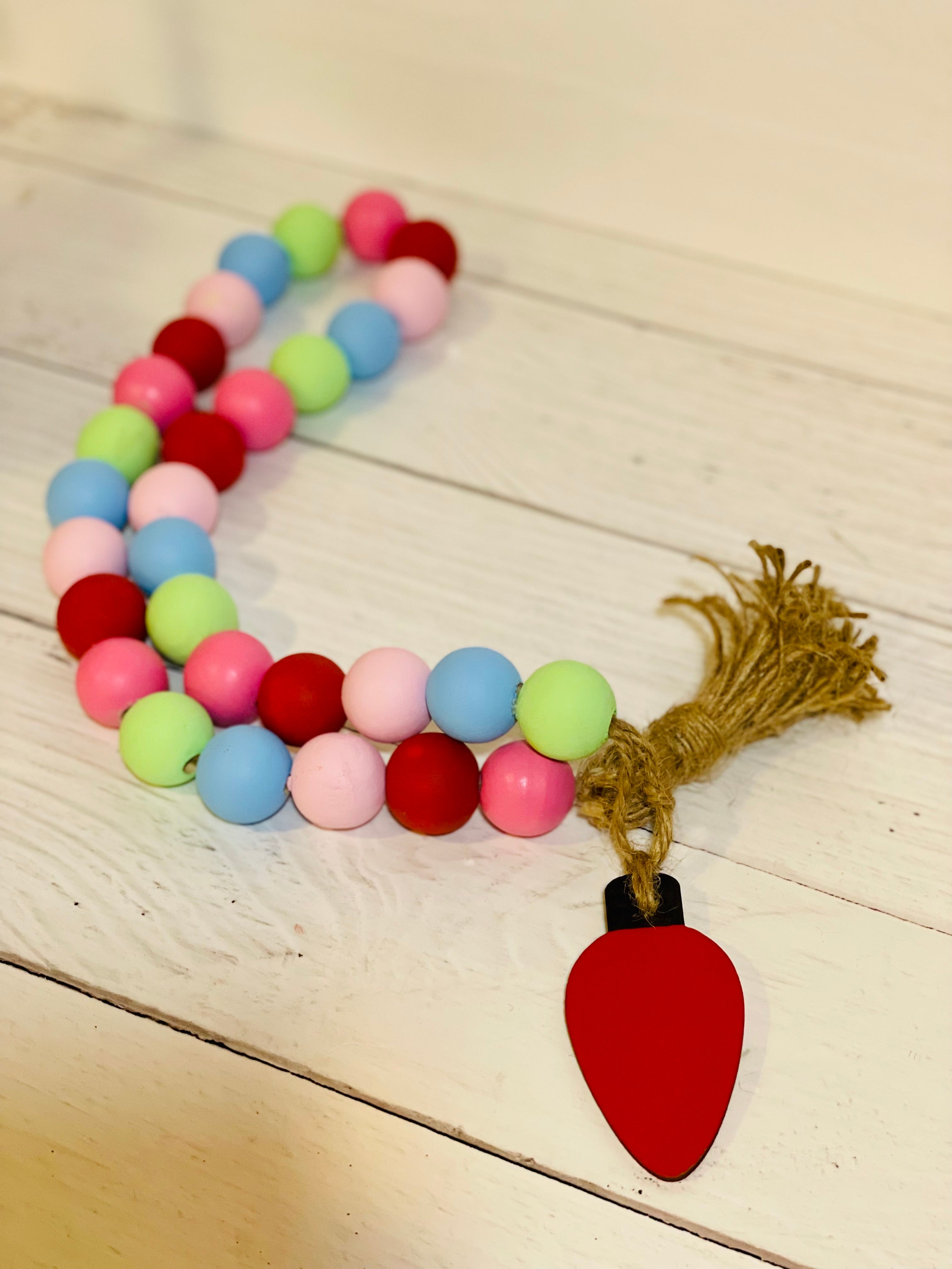 Christmas Lights Beads Eleven11 Treasures