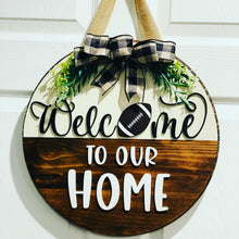 Load image into Gallery viewer, Football Welcome Sign