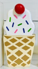 Load image into Gallery viewer, Ice Cream Cone "O" Piece