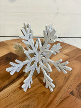 Load image into Gallery viewer, silver snowflake