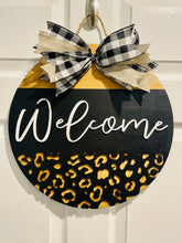 Load image into Gallery viewer, Welcome to the jungle door sign
