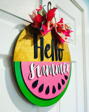 Load image into Gallery viewer, Watermelon Door Sign