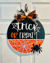 Load image into Gallery viewer, Trick or Treat Door Hanger