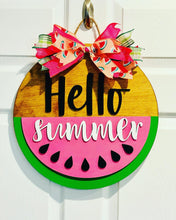 Load image into Gallery viewer, Watermelon Door Sign