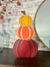 Load image into Gallery viewer, Wooden Pumpkin Topiary
