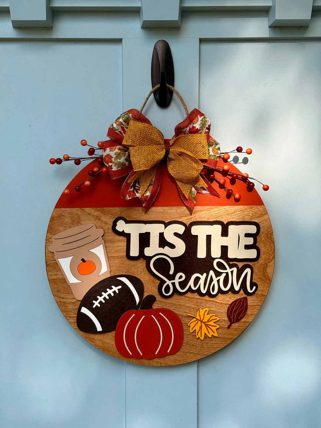 Tis the Season Fall Door Sign