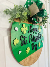 Load image into Gallery viewer, Happy St. Patrick’s Day Door Sign
