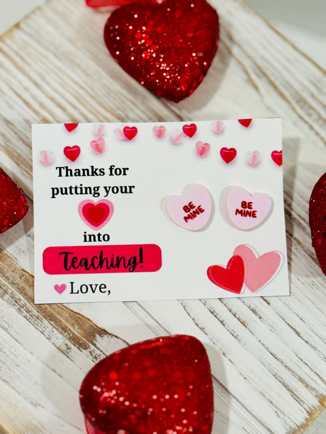 Teacher Heart Valentine