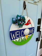 Load image into Gallery viewer, Welcome Golf Door Hanger
