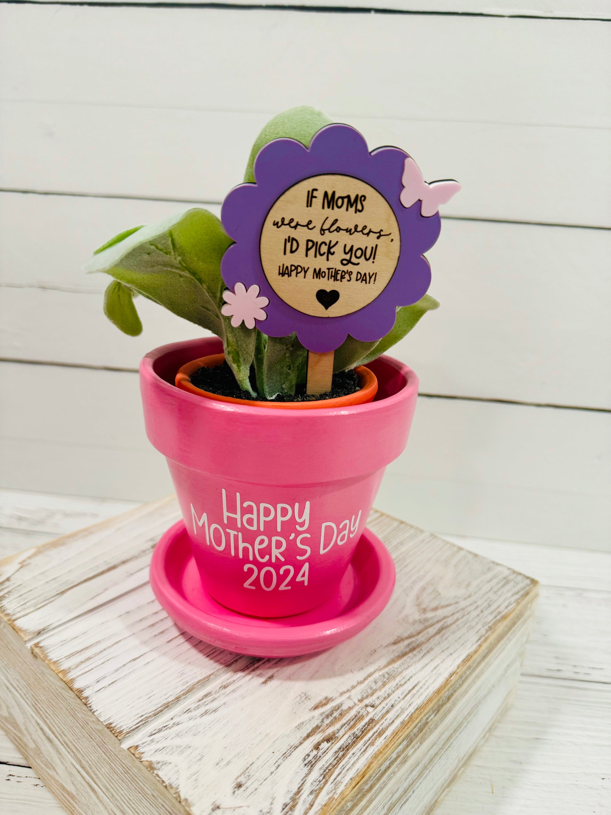 mothers day plant pot Mother's Day Flower Pot – Eleven11 Treasures