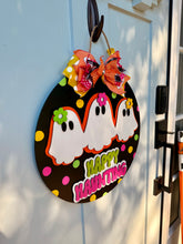 Load image into Gallery viewer, Happy Haunting Door Sign
