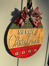 Load image into Gallery viewer, Merry Christmas Sweater Door Sign
