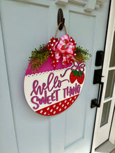 Load image into Gallery viewer, Hello Sweet Thing Door Hanger
