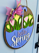 Load image into Gallery viewer, Hello Spring Umbrella Door Hanger

