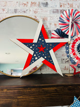 Load image into Gallery viewer, Whimsical Patriotic Star
