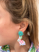 Load image into Gallery viewer, Beaded Bunny Dangle Earrings
