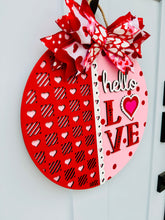 Load image into Gallery viewer, Hello Love Door Hanger
