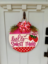 Load image into Gallery viewer, Hello Sweet Thing Door Hanger
