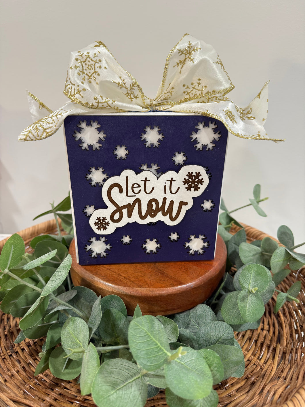 Let it Snow 3D Block