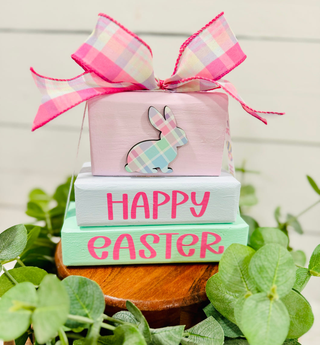 Happy Easter Stacked Block Set
