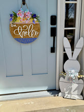 Load image into Gallery viewer, Oh Hello Spring Door Hanger
