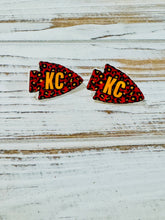 Load image into Gallery viewer, KC Arrowhead Stud Earrings
