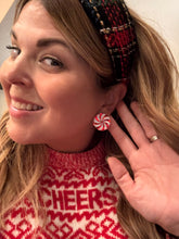 Load image into Gallery viewer, Peppermint Sparkly Earrings
