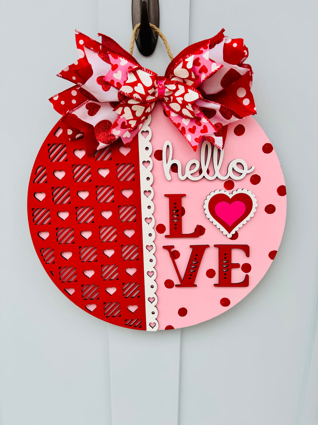 Hello Love Door Hanger