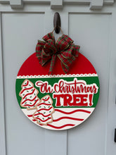 Load image into Gallery viewer, Christmas Tree Cake Door Hanger
