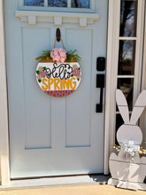 Load image into Gallery viewer, Hello Spring Floral Door Hanger
