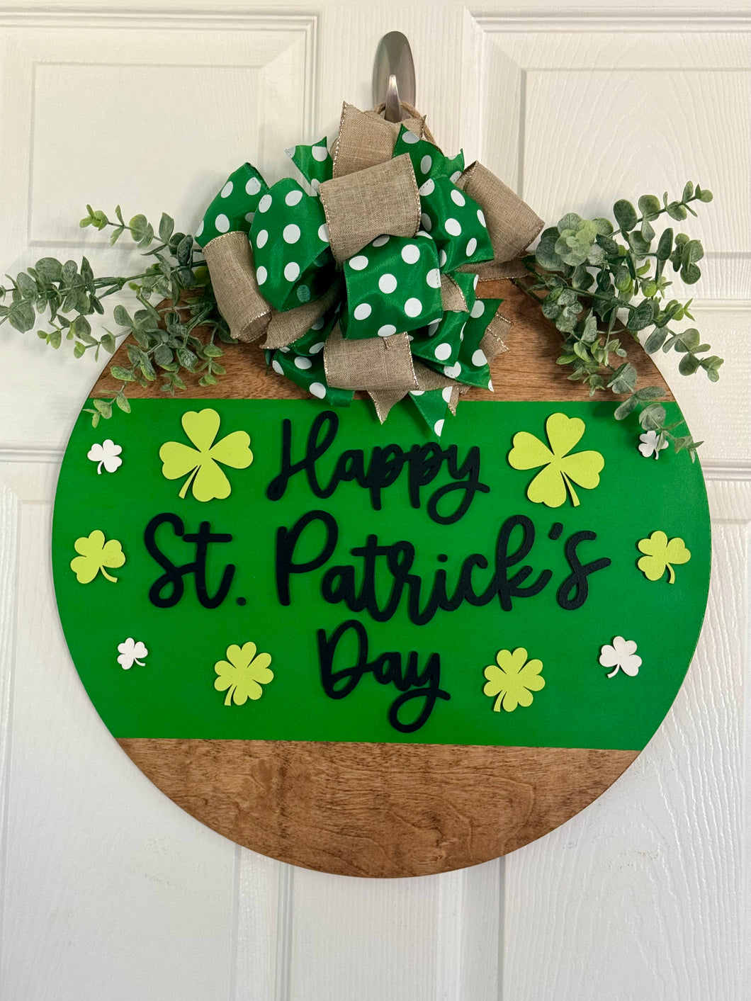 Happy St. Patrick’s Day Door Sign