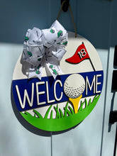 Load image into Gallery viewer, Welcome Golf Door Hanger
