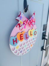 Load image into Gallery viewer, Hello Candy Heart Door Hanger
