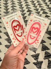Load image into Gallery viewer, Acrylic Heart Paper Clip – Valentine’s Day Teacher Gift
