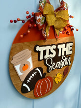 Load image into Gallery viewer, Tis the Season Fall Door Sign
