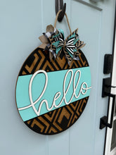 Load image into Gallery viewer, Hello Door Sign
