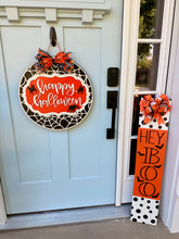 Load image into Gallery viewer, 🕷️ Happy Halloween Spider Web Door Hanger
