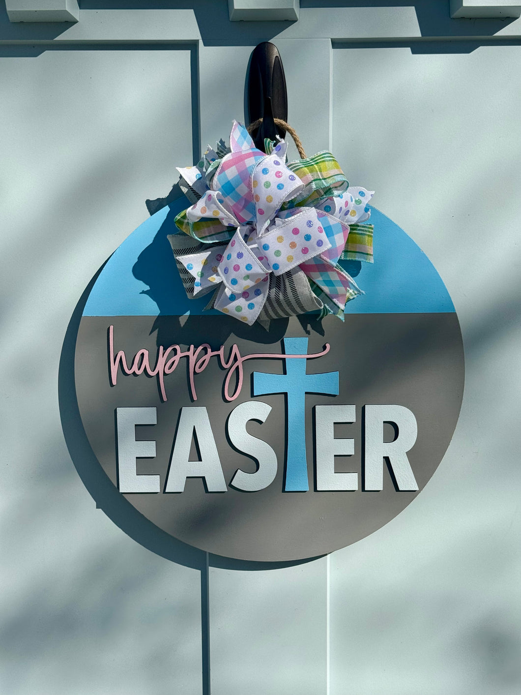 Happy Easter Cross Door Hanger