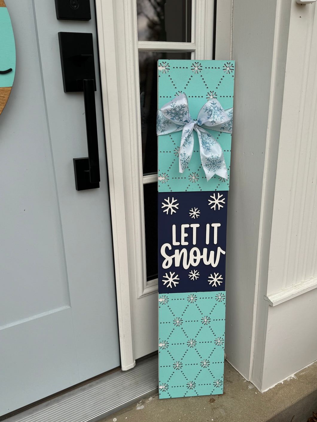 Let It Snow Porch Sign