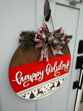 Load image into Gallery viewer, Happy Holidays Door Hanger
