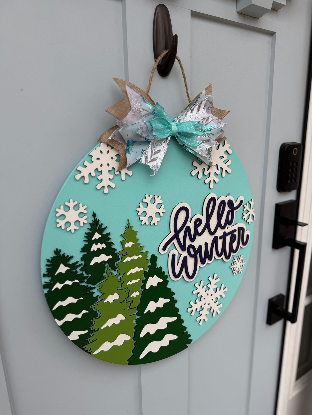 Hello Winter Door Hanger