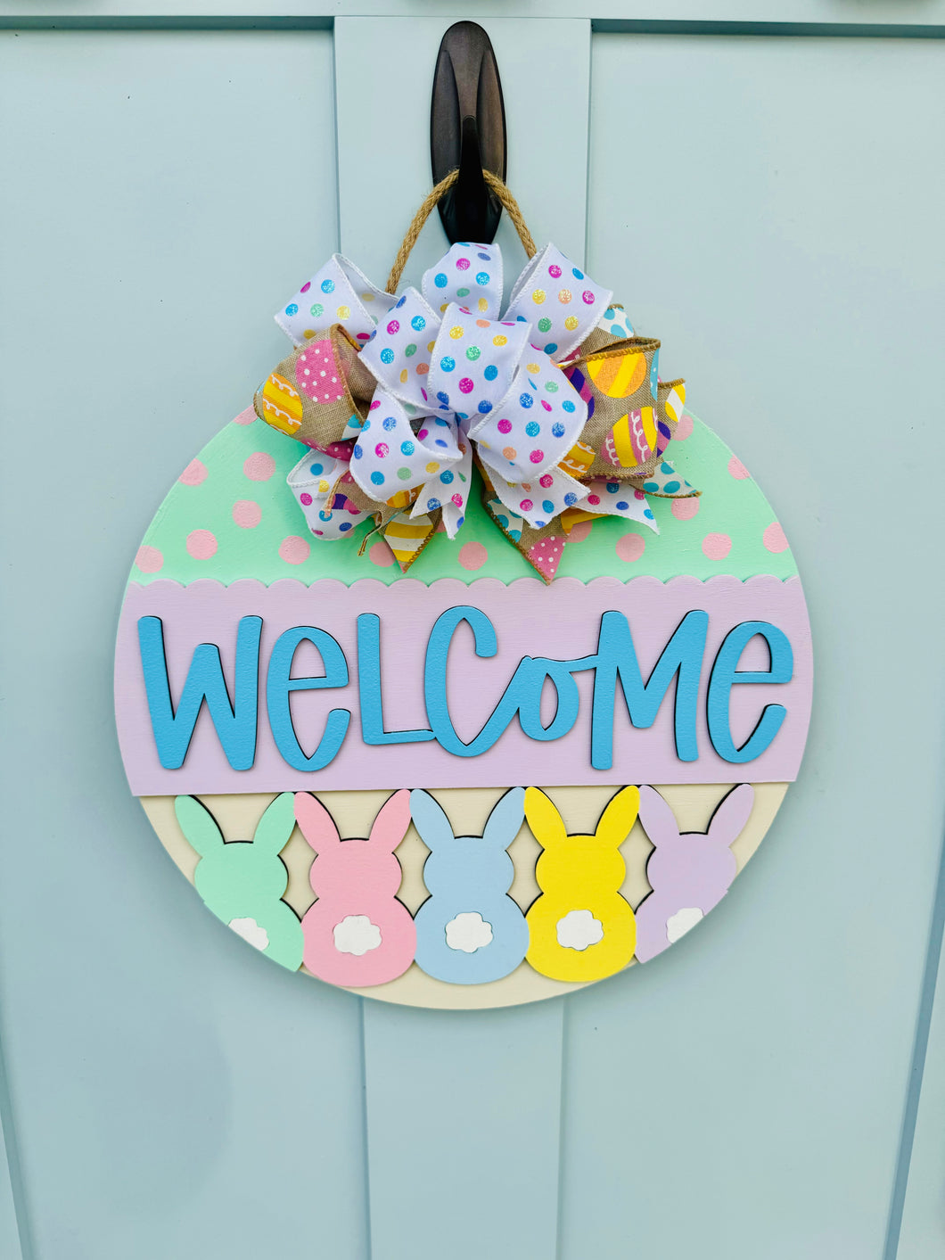 Welcome Easter Door Hanger